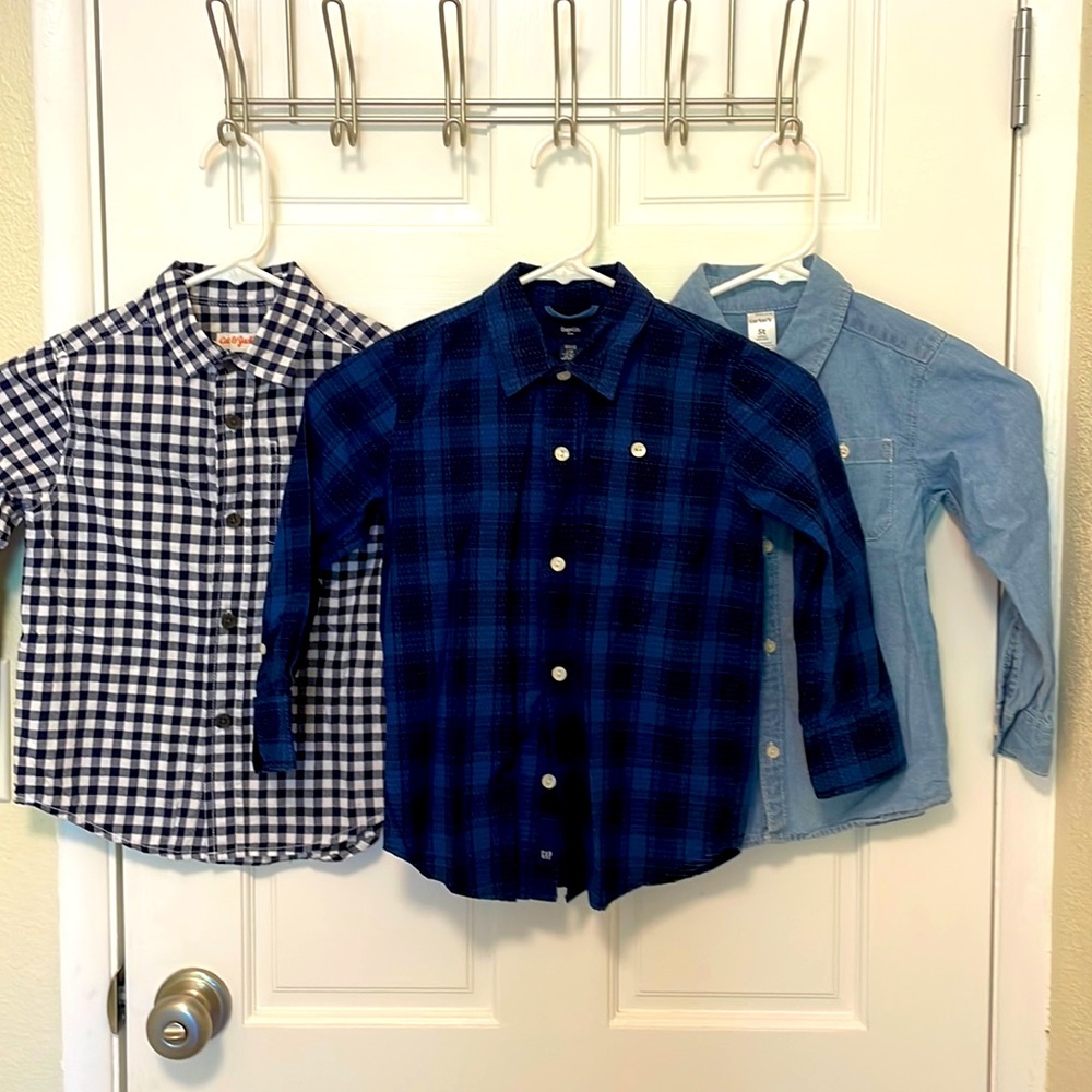 4/5 Long-Sleeve Button Up Lot